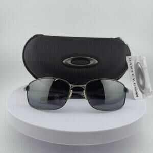 OAKLEY Sunglasses Taper OO4074-01 Metal Frame Gray Black